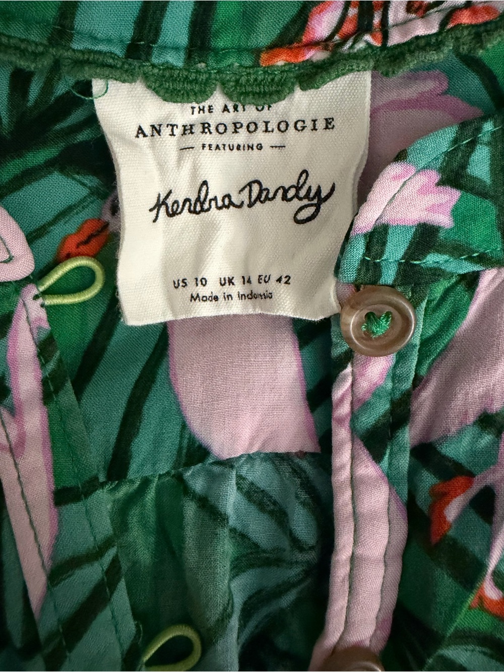Anthropologie Kendra Dandy print button-down shirt - Picture 4 of 7